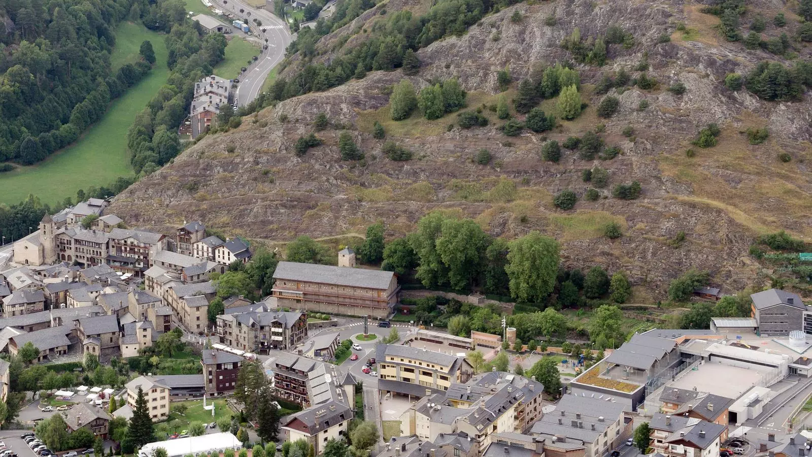 Vista general del poble d'Ordino. / Arxiu ANA