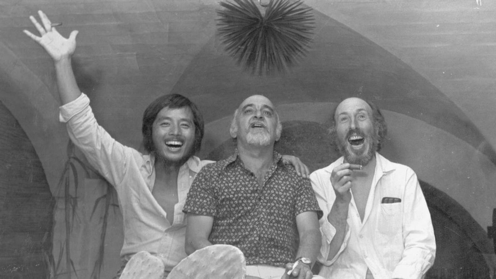 Shigeyoshi Koyama, Marc Aleu and Richard Hamilton in 1970