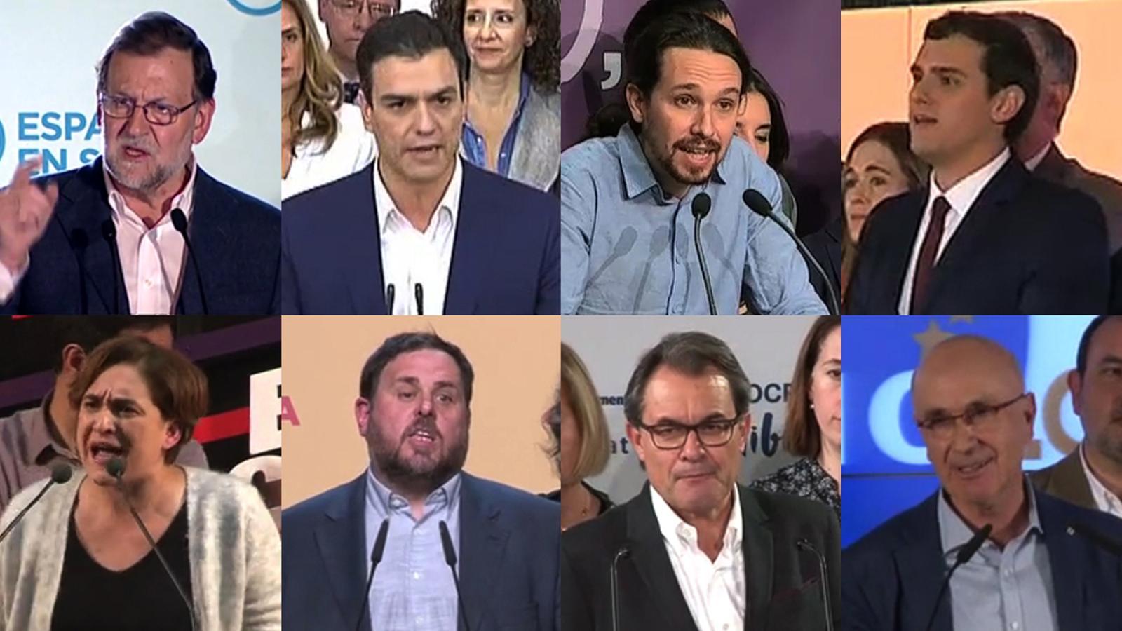 Peticions de diàleg, crits d'orgull, un avís i una derrota admesa: el 20-D llegit pels polítics