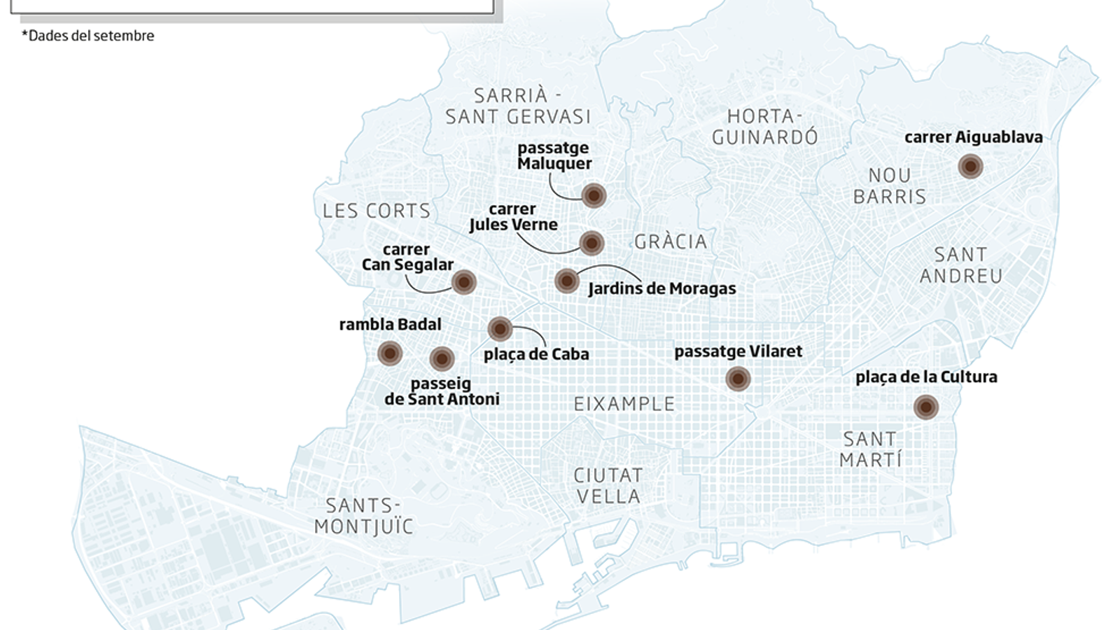 Un passatge a la Sagrada Família, el punt negre de les caques de gos