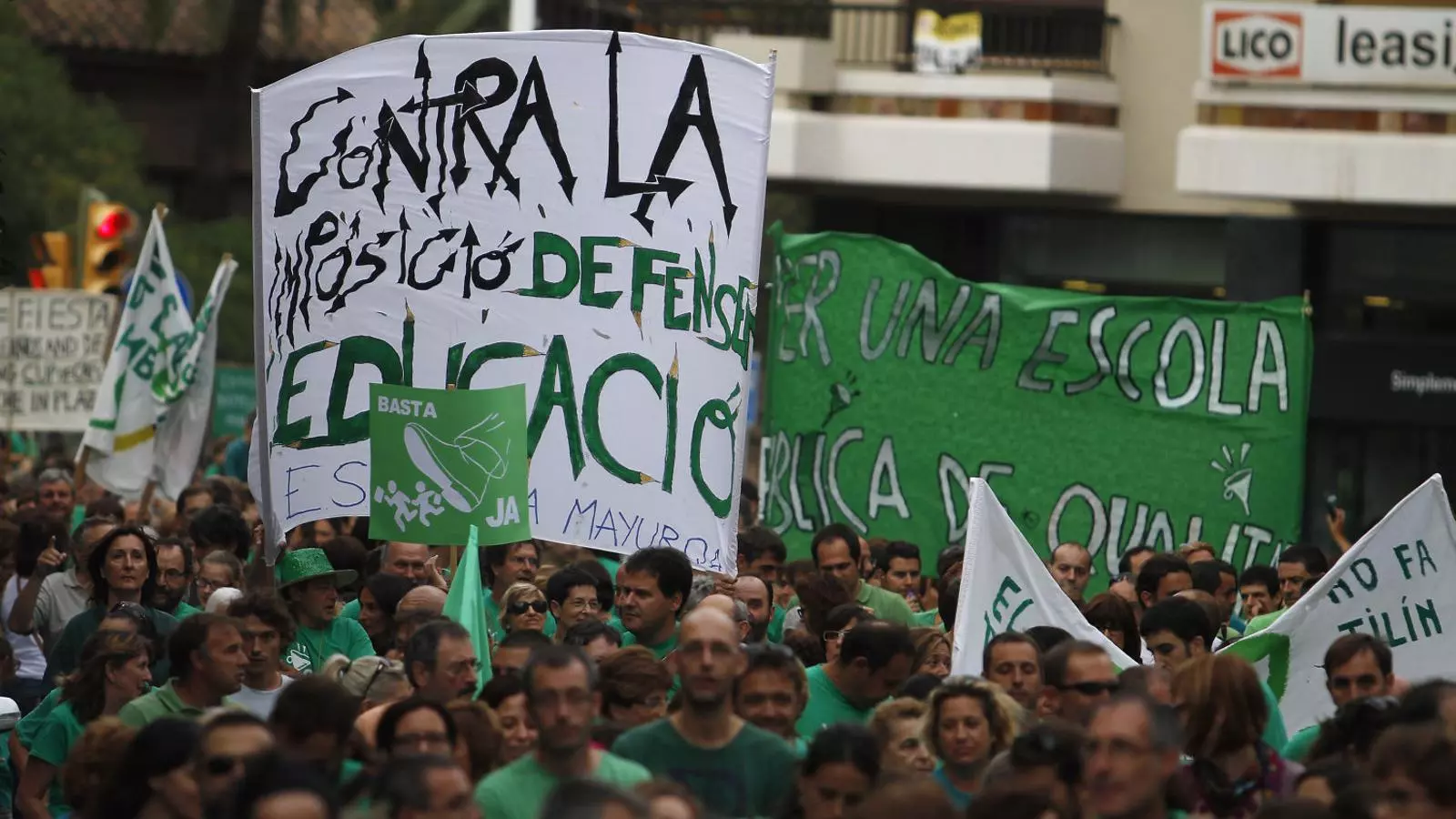 La mobilització per l’educació a les Balears que va fer història