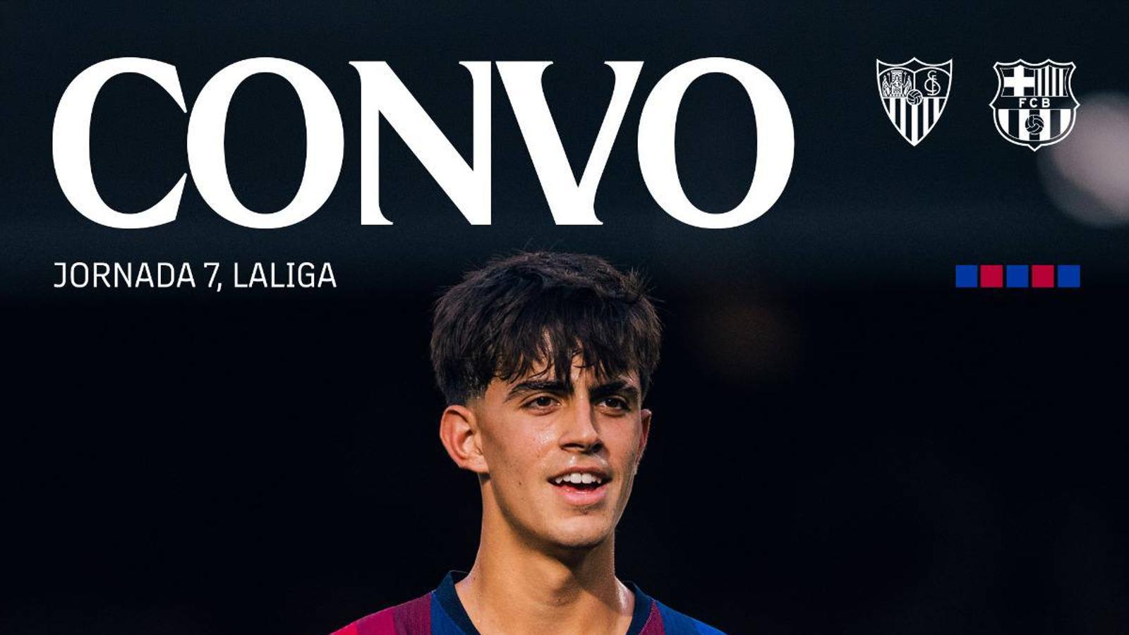 Barça squad list to travel to Seville