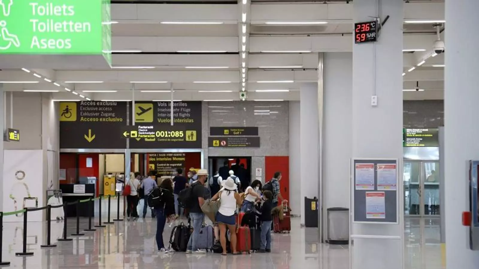 L'aeroport de Palma durant la pandèmia.