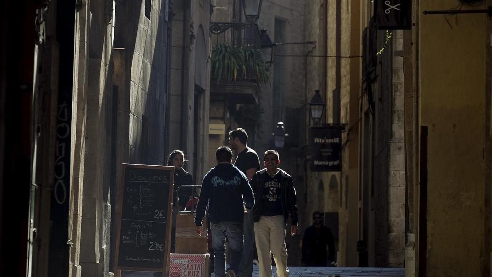 A street in the Gothic quarter