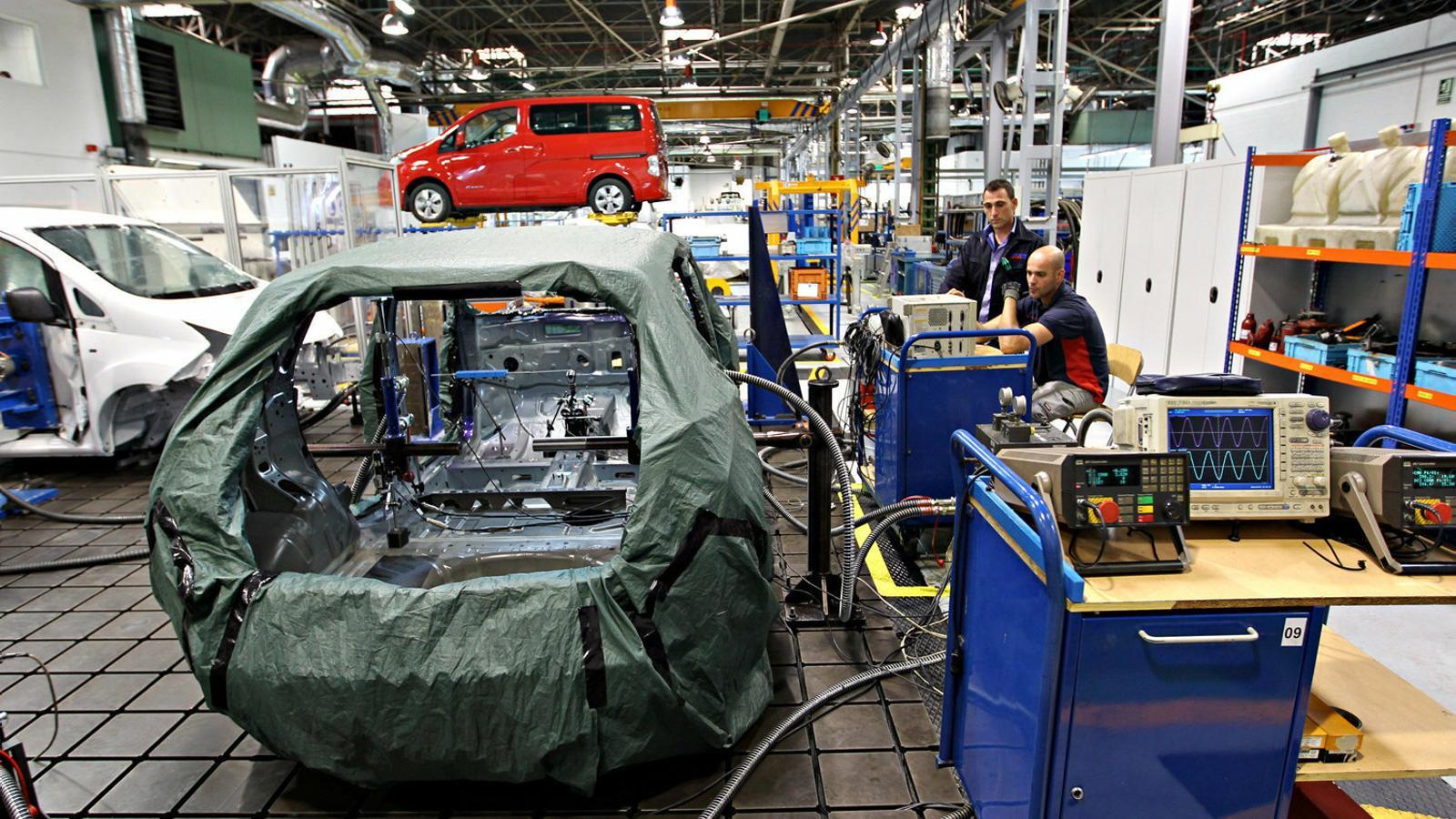 Nissan factory in Barcelona.