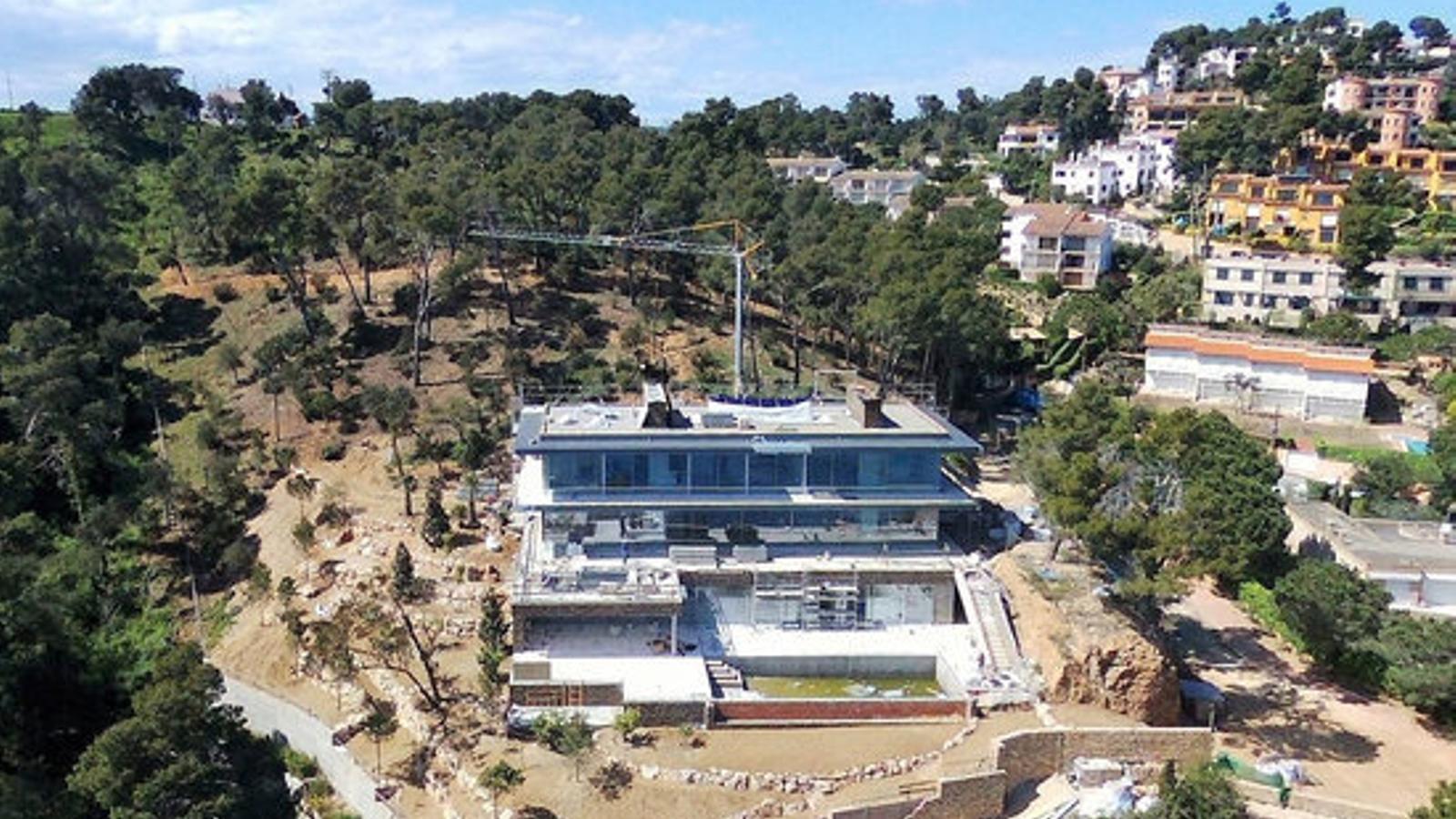 Imatge d'arxiu del xalet de luxe a la cala del Golfet de Calella de Palafrugell