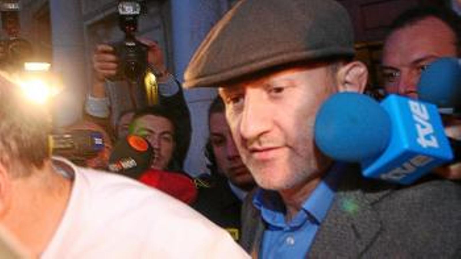 Damià Vidal quan declarava com a imputat