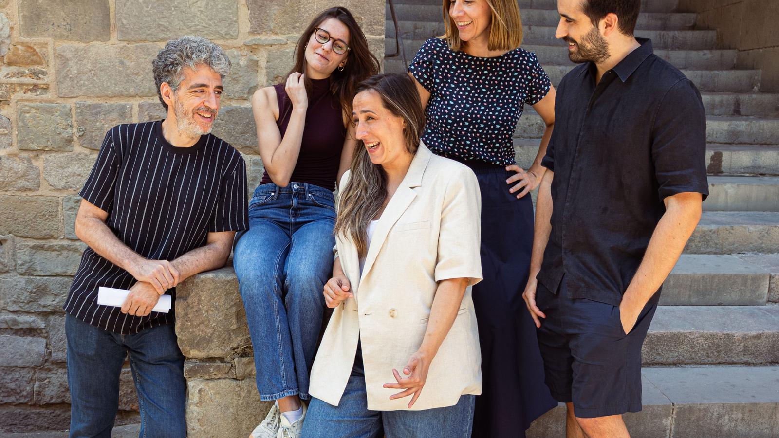 The five interviewers of the back cover