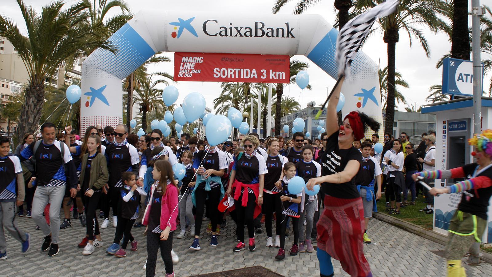 1.600 persones participen de la Mallorca Magic Line Sant Joan de Déu