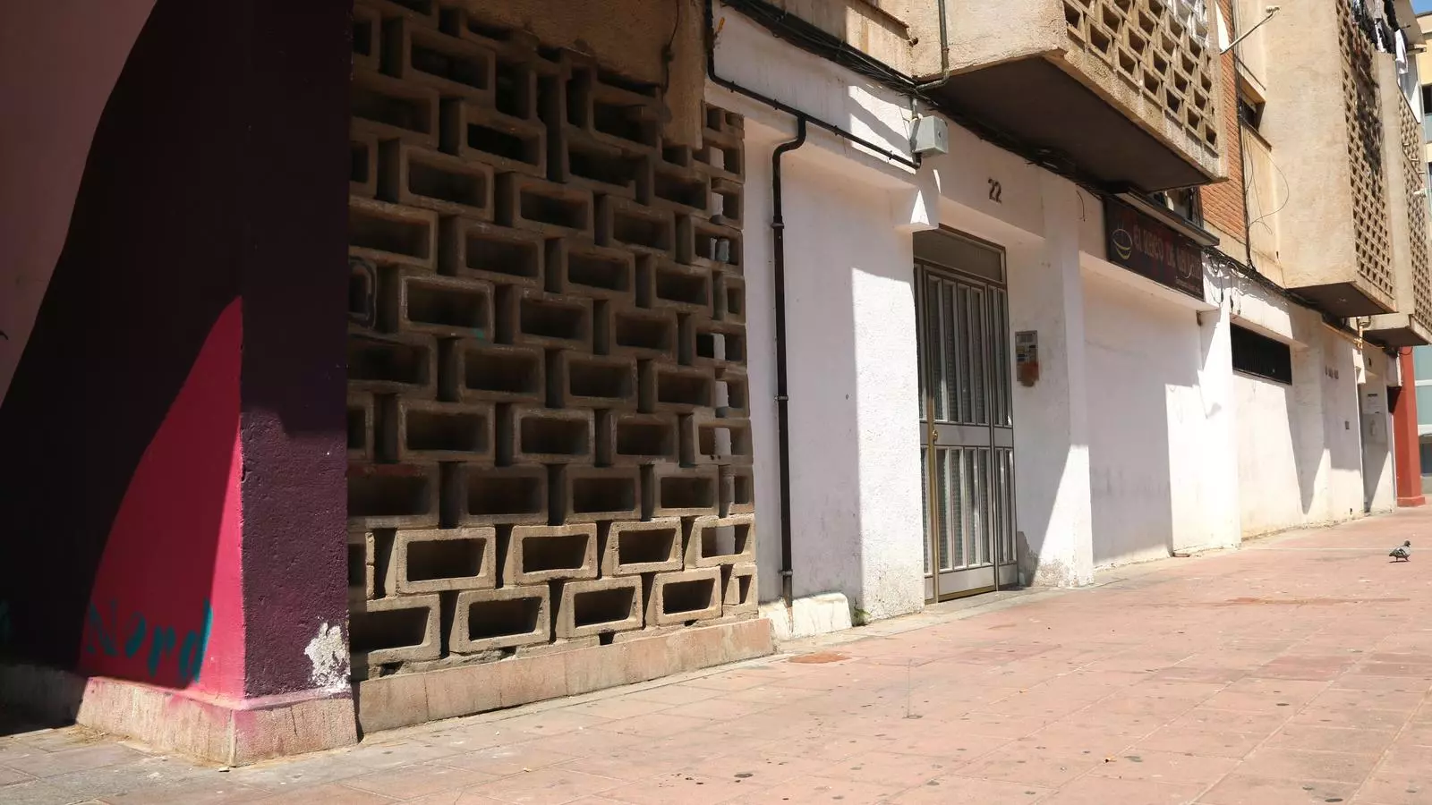 El número 22 del carrer Vallcivera de Barcelona, on s'ha produït l'assassinat
