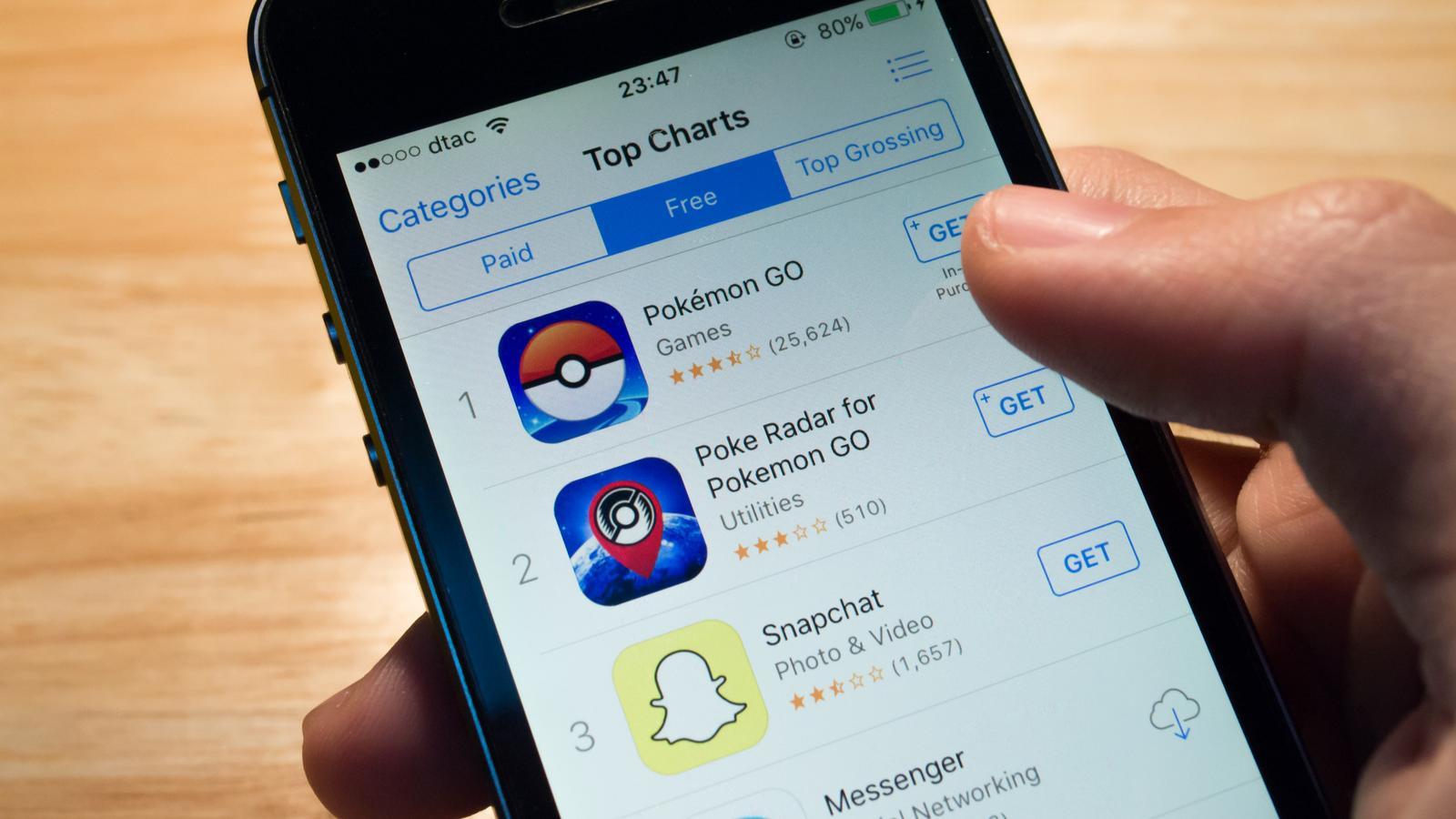 Apple App Store view