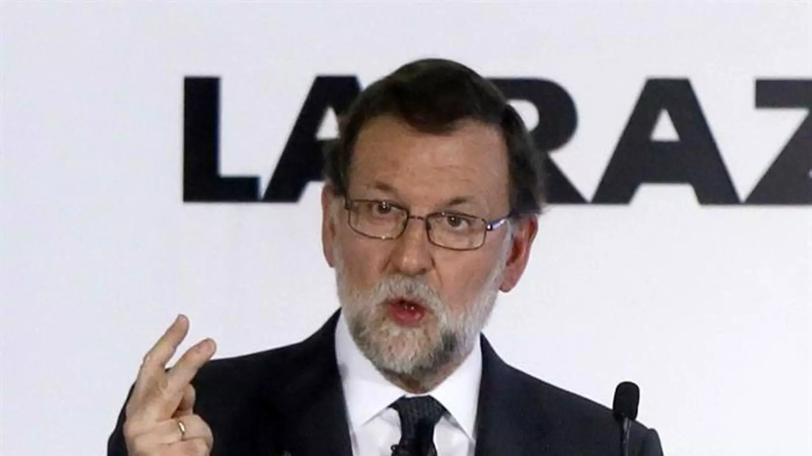 El líder del PP al fórum La Razón de Mariano Rajoy