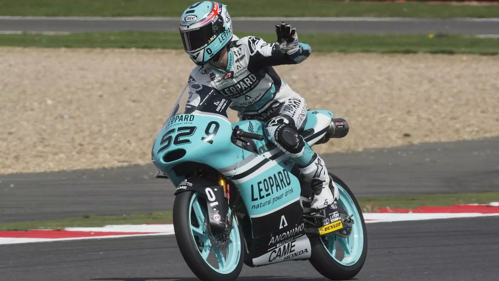 Danny Kent, líder del Mundial de Moto3, a Silverstone / MIRCO LAZZARI / GETTY IMAGES