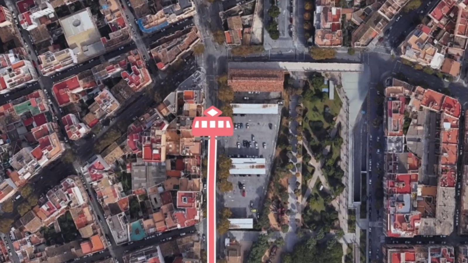 Tramvia plaça d'Espanya a Son Espases