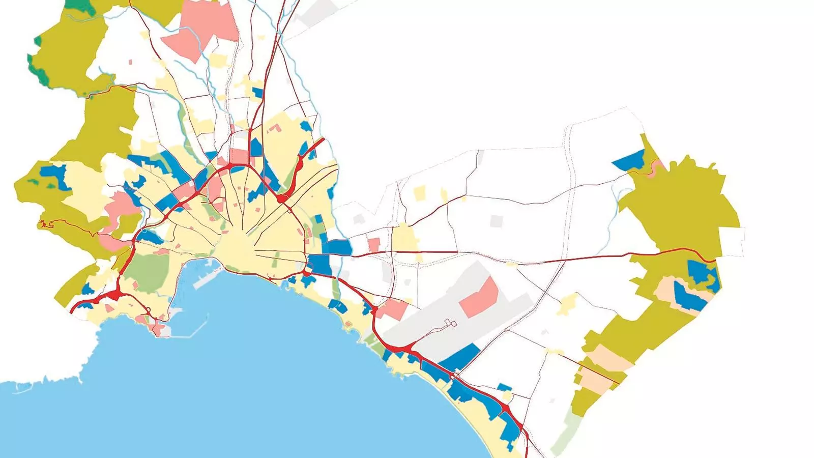 Reproducció del PGOU de 1998. Cartografia digitalitzada per Pilar Buendía.
