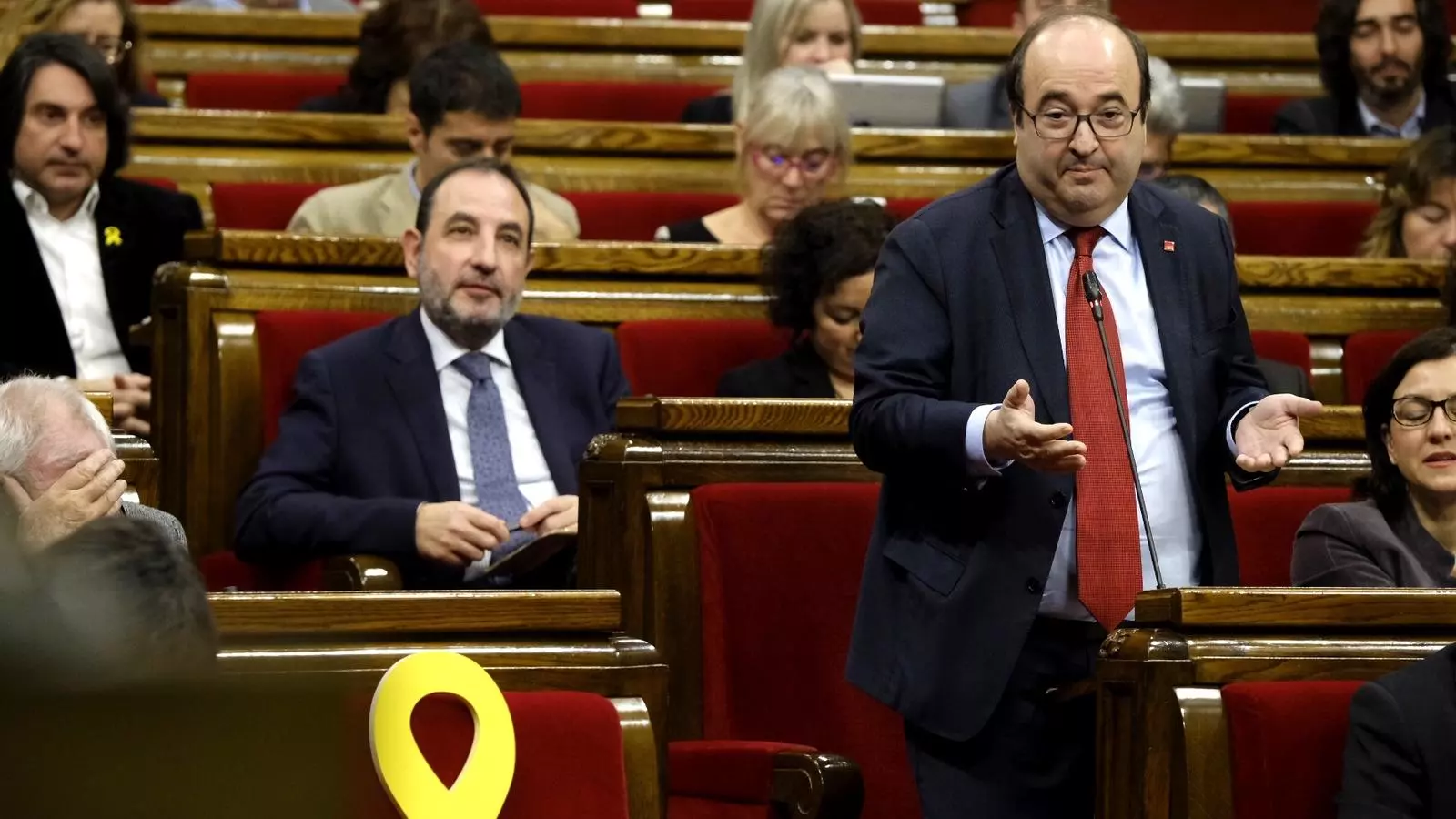 Iceta intervé al ple del Parlament