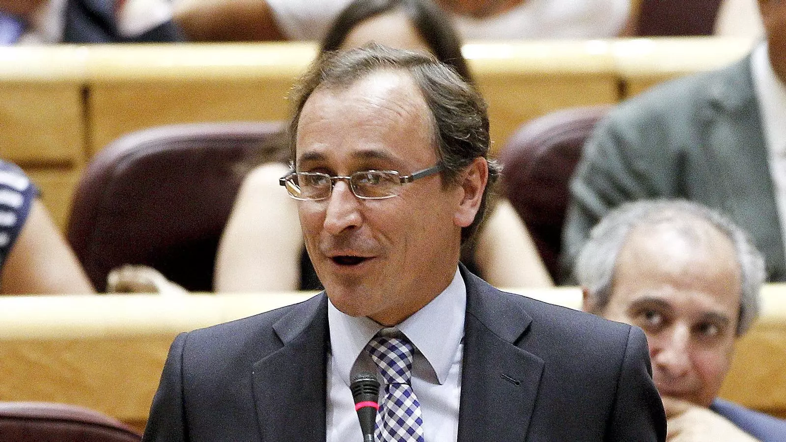 El portaveu del PP, Alfonso Alonso, aquest dimarts al Senat / EFE