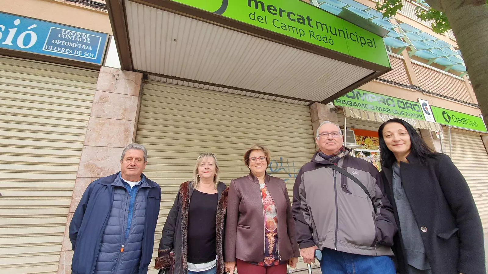 Mercedes Celesta ha visitat aquest dilluns el barri de Camp Redó