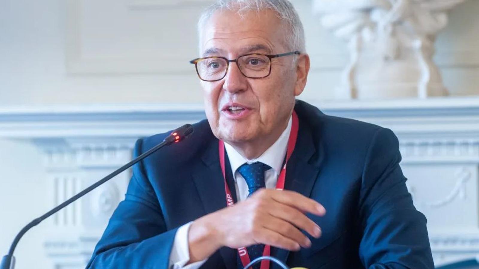 The general director of Indra Space, Miguel Ángel Panduro