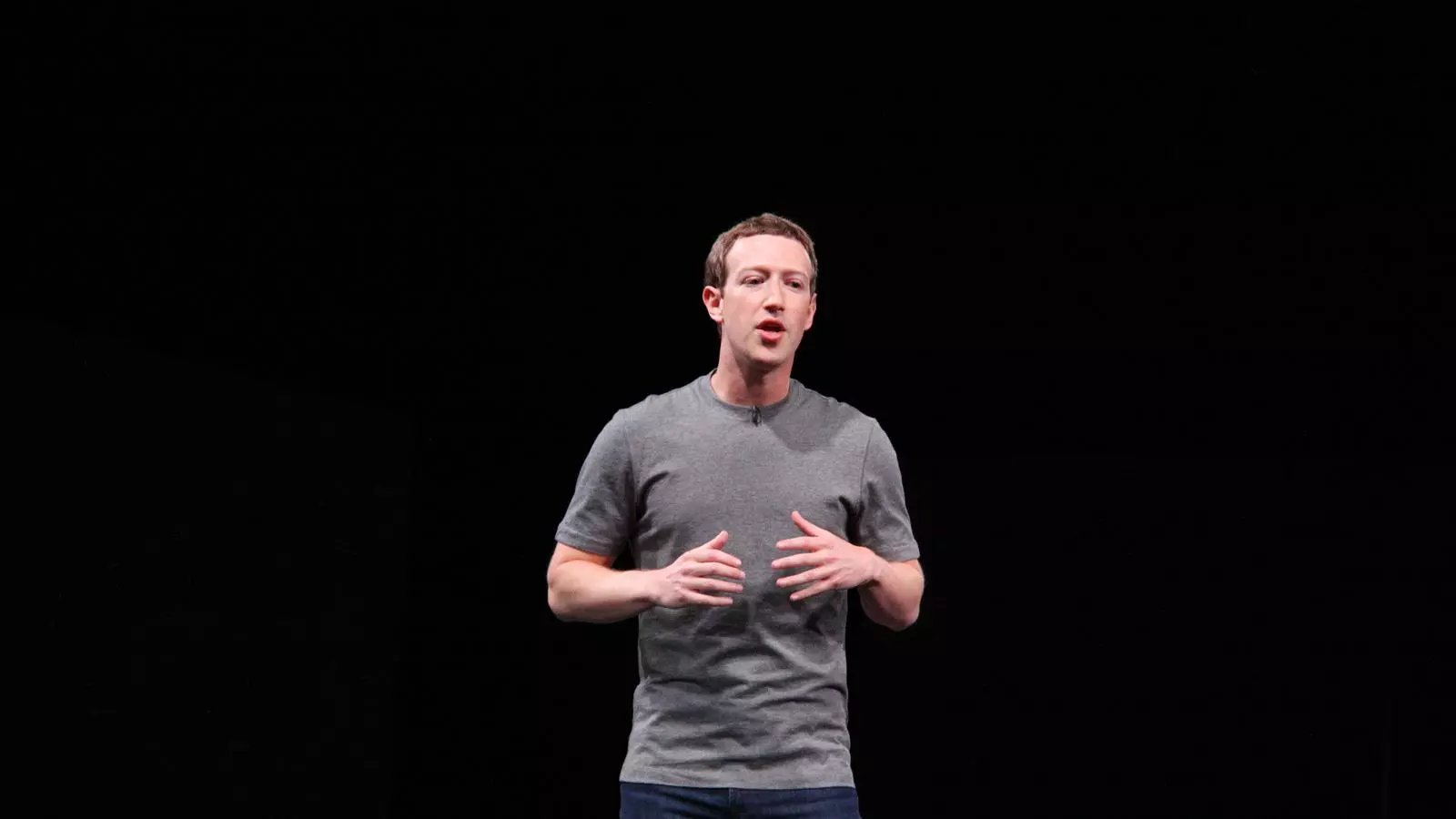 The founder of Facebook, Mark Zuckerberg, at the MWC in Barcelona in 2016.