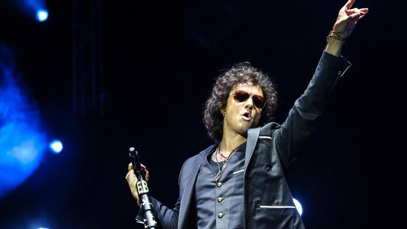 Enrique Bunbury in concert at the Cruïlla Festival.