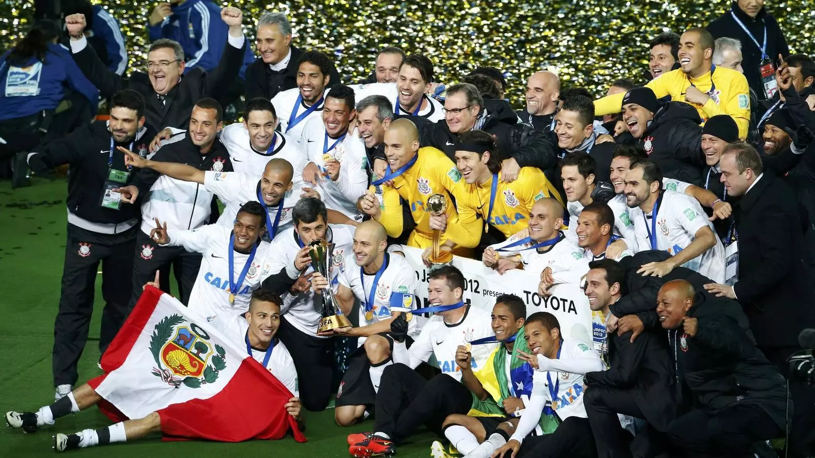El Corinthians, celebrant el Mundial de clubs