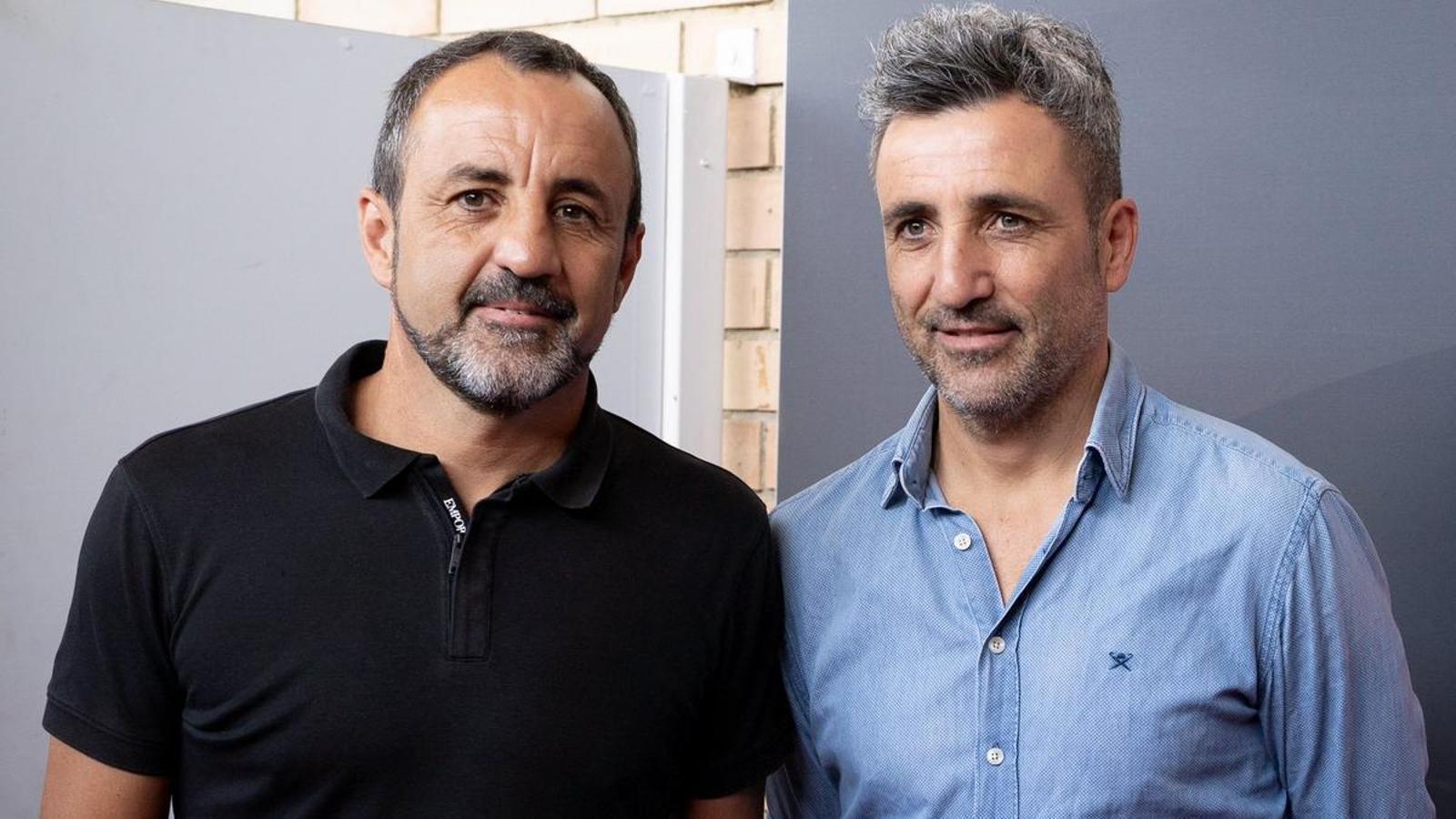 Quique and Óscar Álvarez, the new coaches of Girona