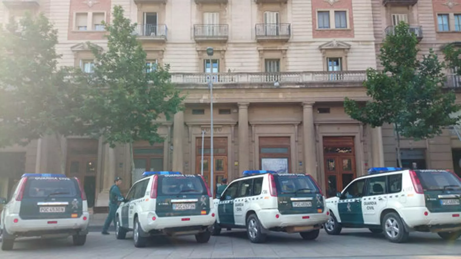 Un dels punts de Reus on la Guàrdia Civil estaria fent registres