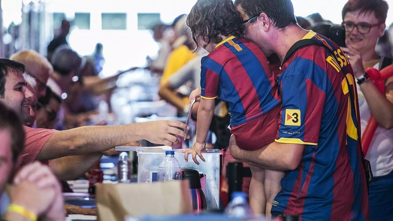 Imatge d'arxiu de les eleccions a la presidència del Barça del 2015