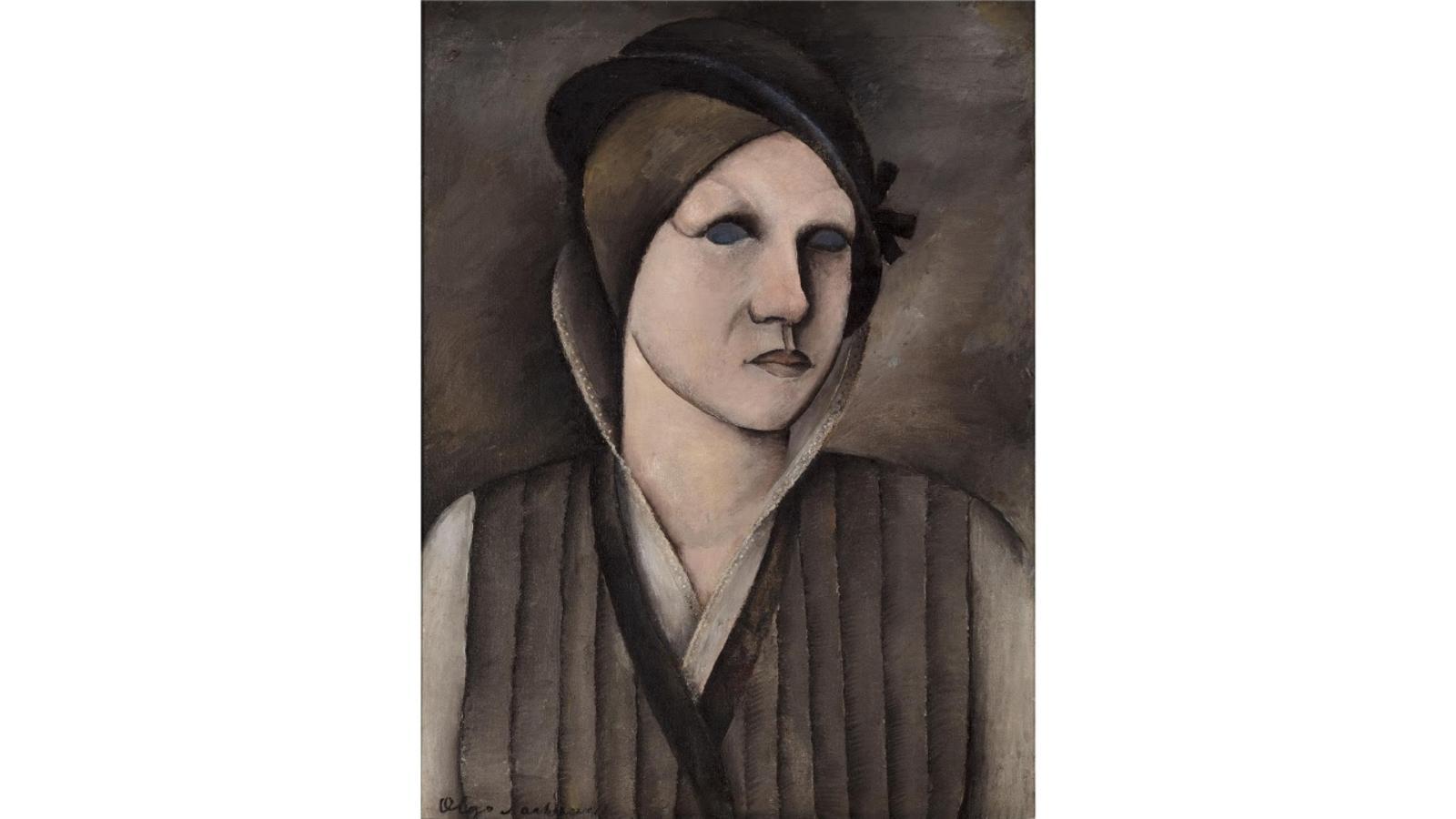 'Lady with hat', by Olga Sacharoff