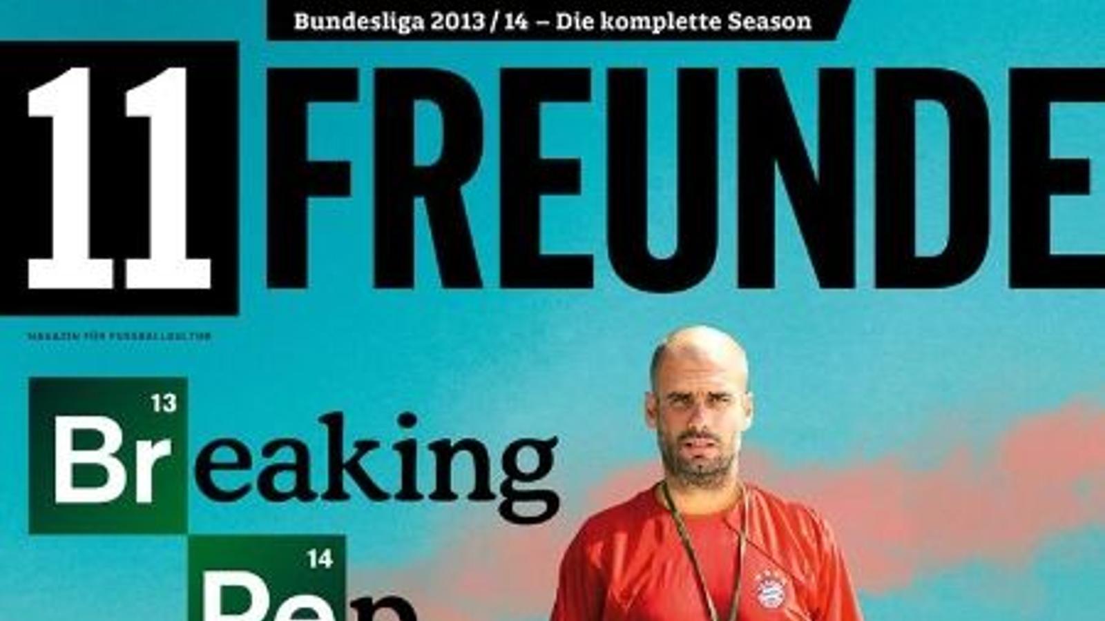 Pep Guardiola a la portada de la revista '11 Freunde'