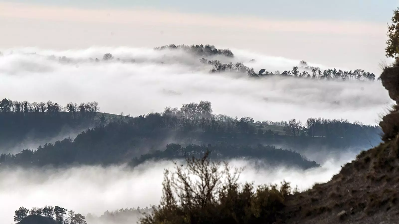 La boira d'ahir a Osona