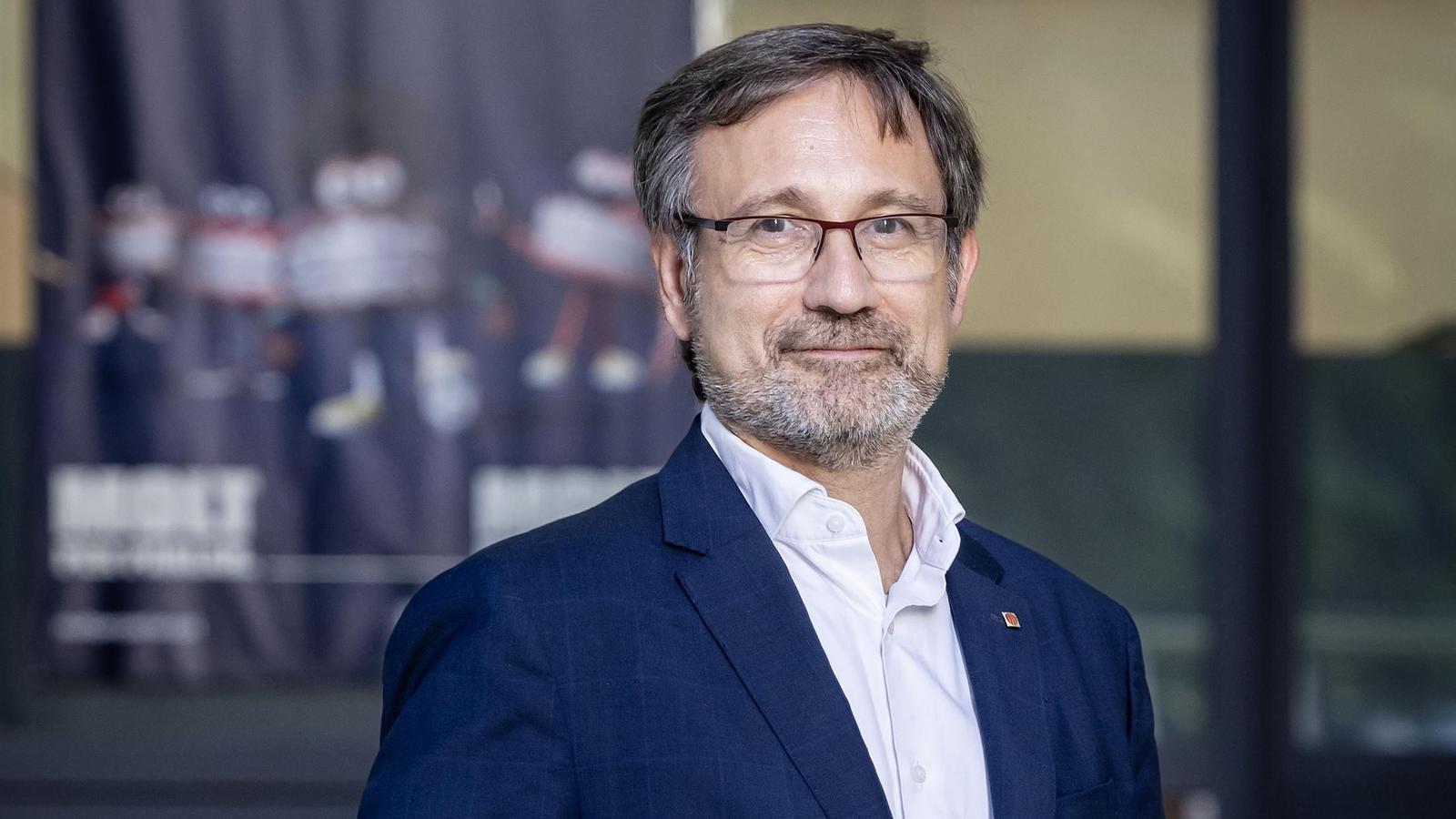 Francesc Xavier Vila, conseller de Politica Lingüística, aquesta setmana.