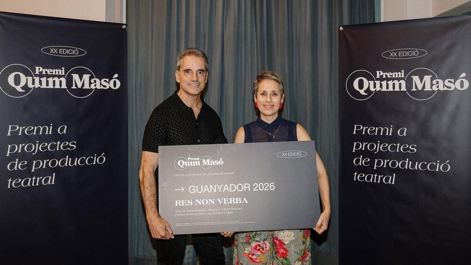 The winner of the XX Quim Masó Award this Sunday in Girona.