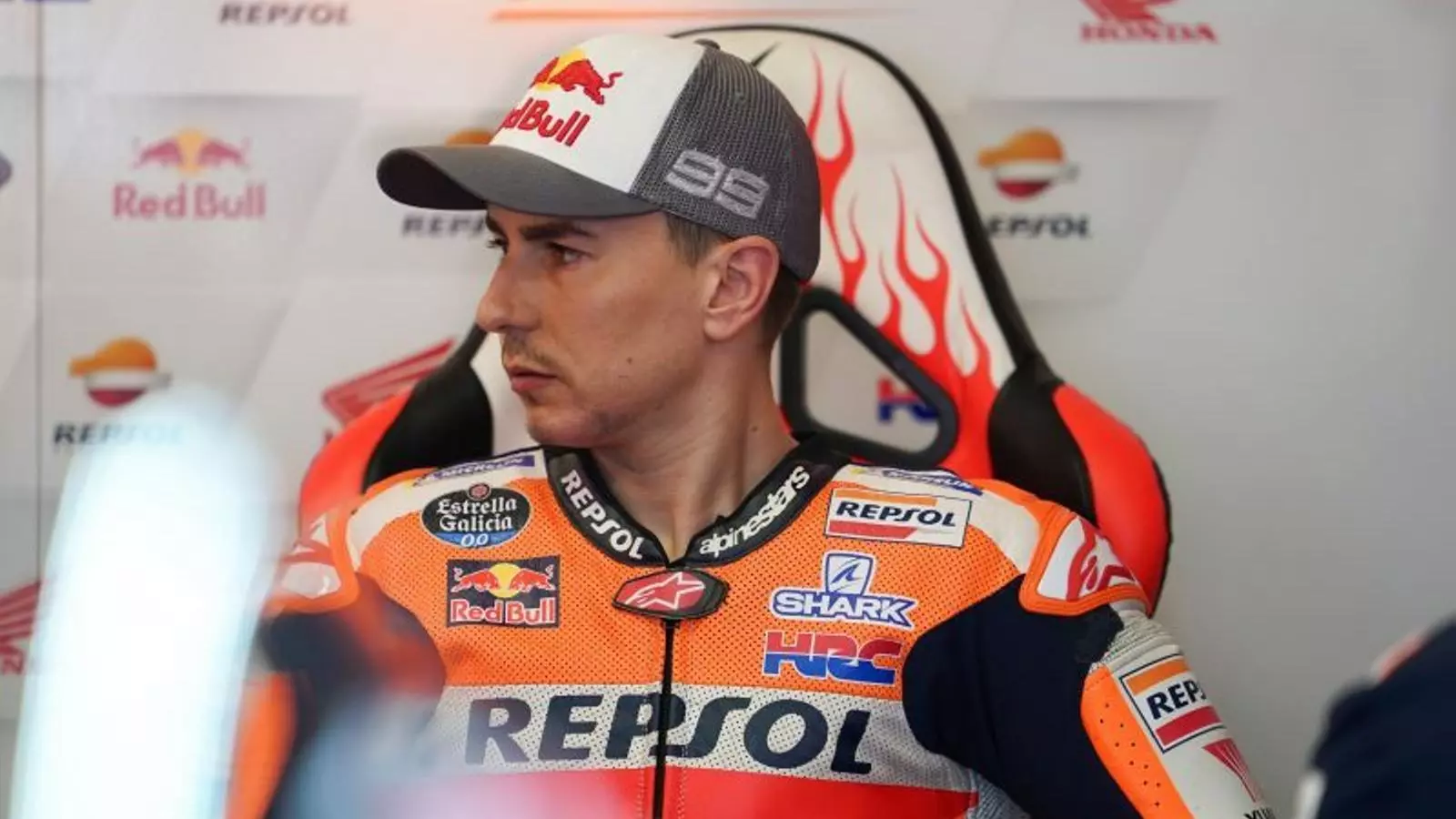 Jorge Lorenzo, al box