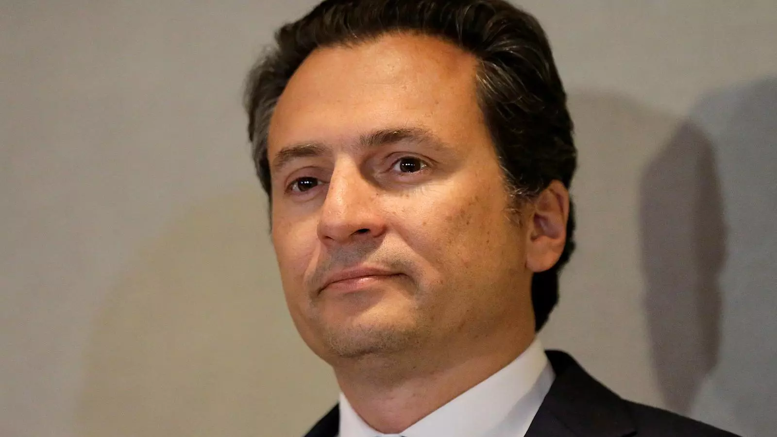 Emilio Lozoya, en una conferència a Ciutat de Mèxic, el 2017