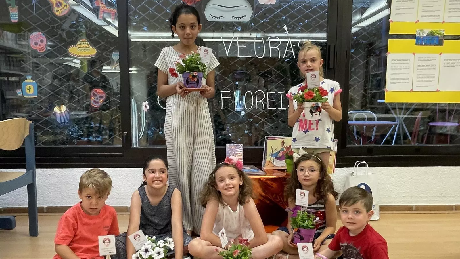 El taller sobre Frida Kahlo.