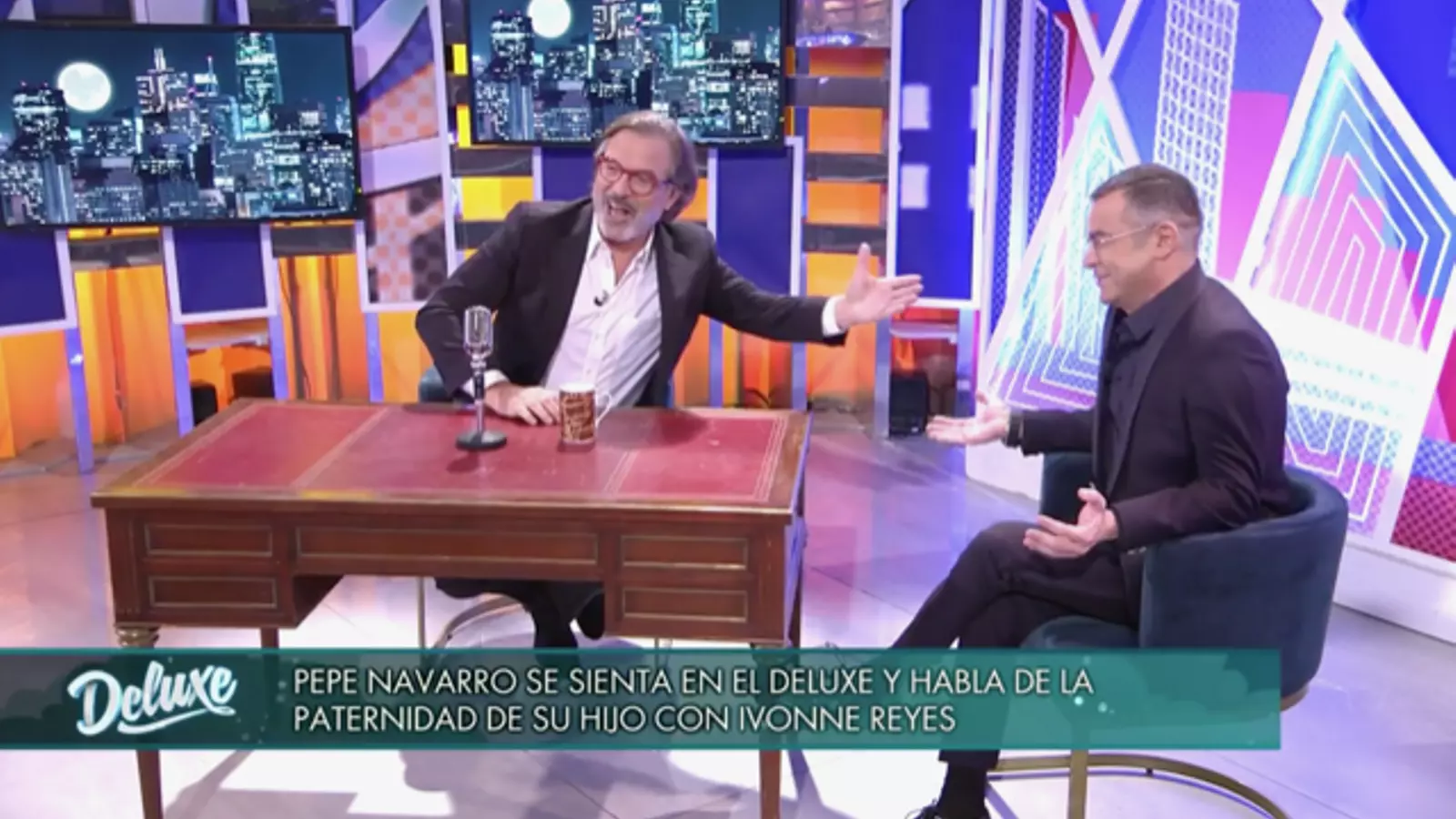 Pepe Navarro y Jorge Javier Vázquez a 'Sálvame deluxe'.