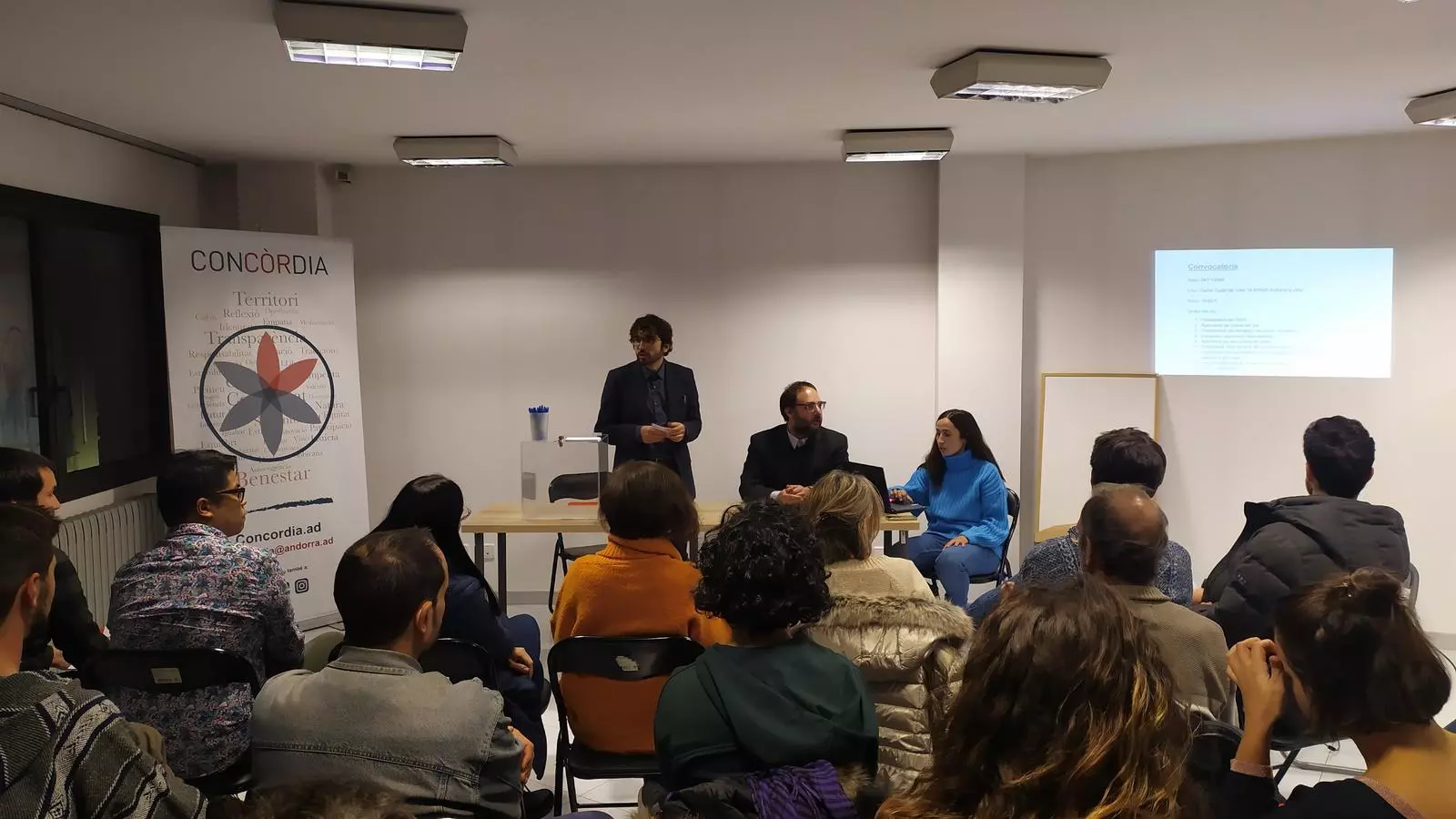 L'assemblea constituent de Concòrdia.
