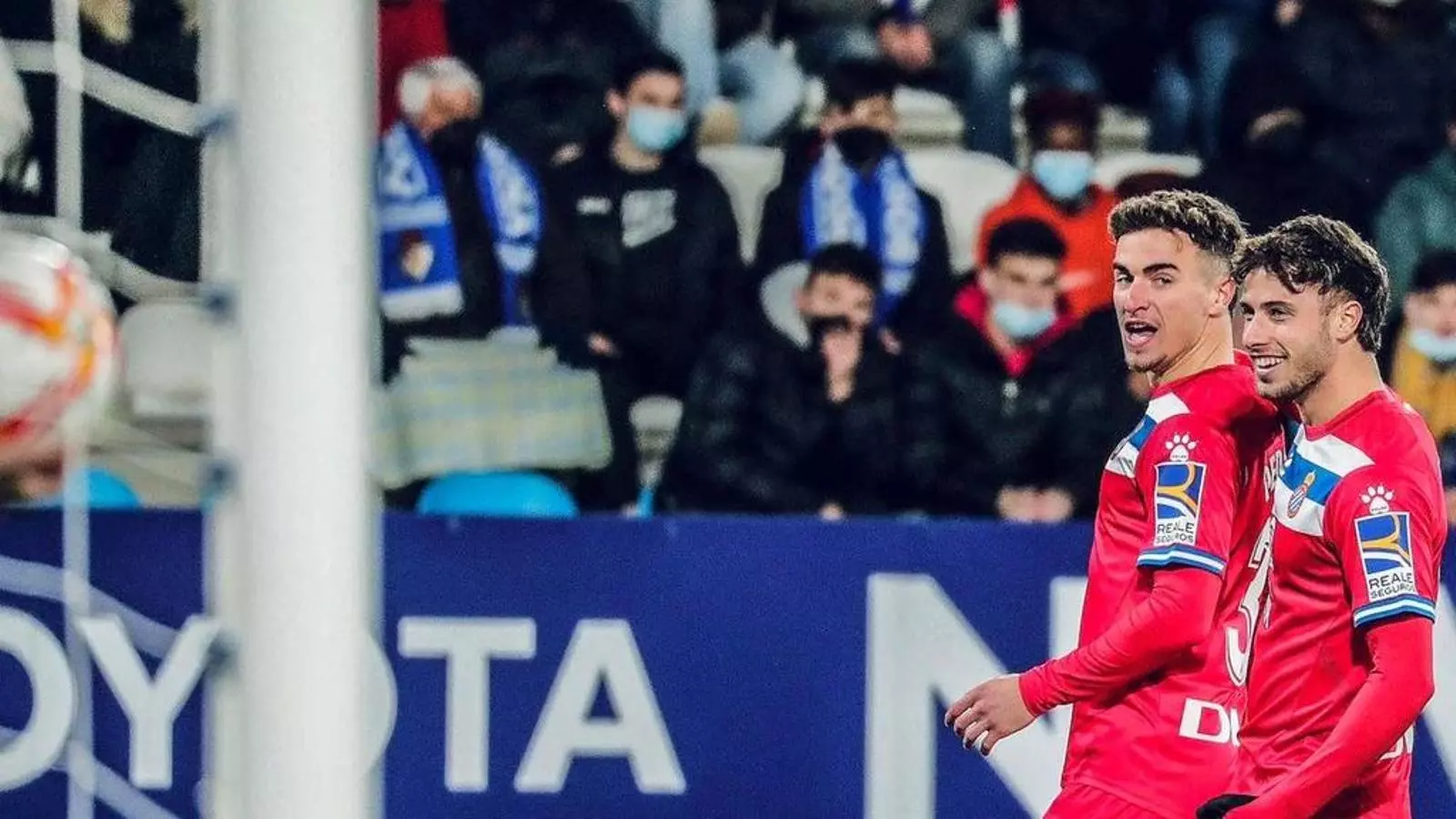 Pedrosa ha firmat el gol de l'Espanyol a El Toralín