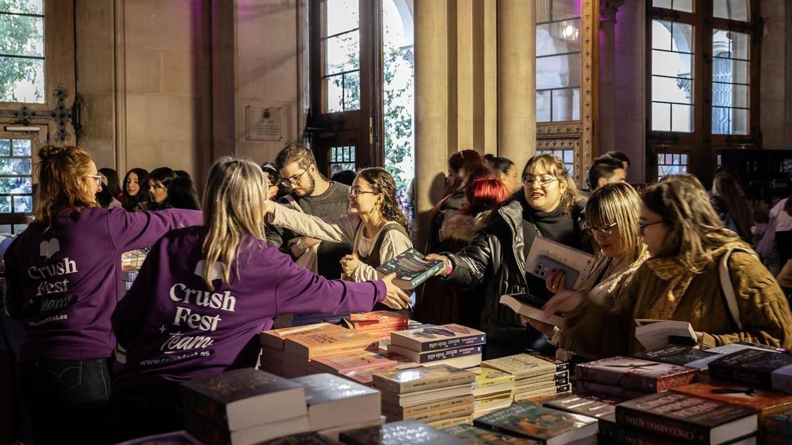 Audience at the 2025 Crush Festival at the University of Barcelona.