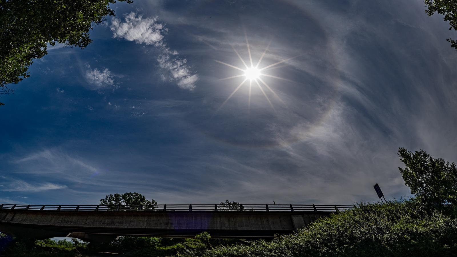 Halo solar en Gurb (Osona).