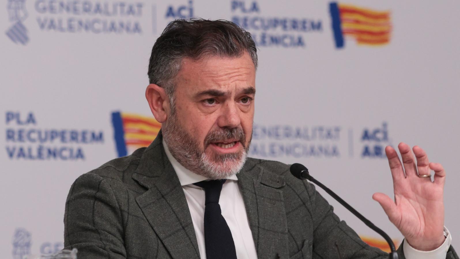 The second vice-president of the Valencian government, José Díez, in a file image.