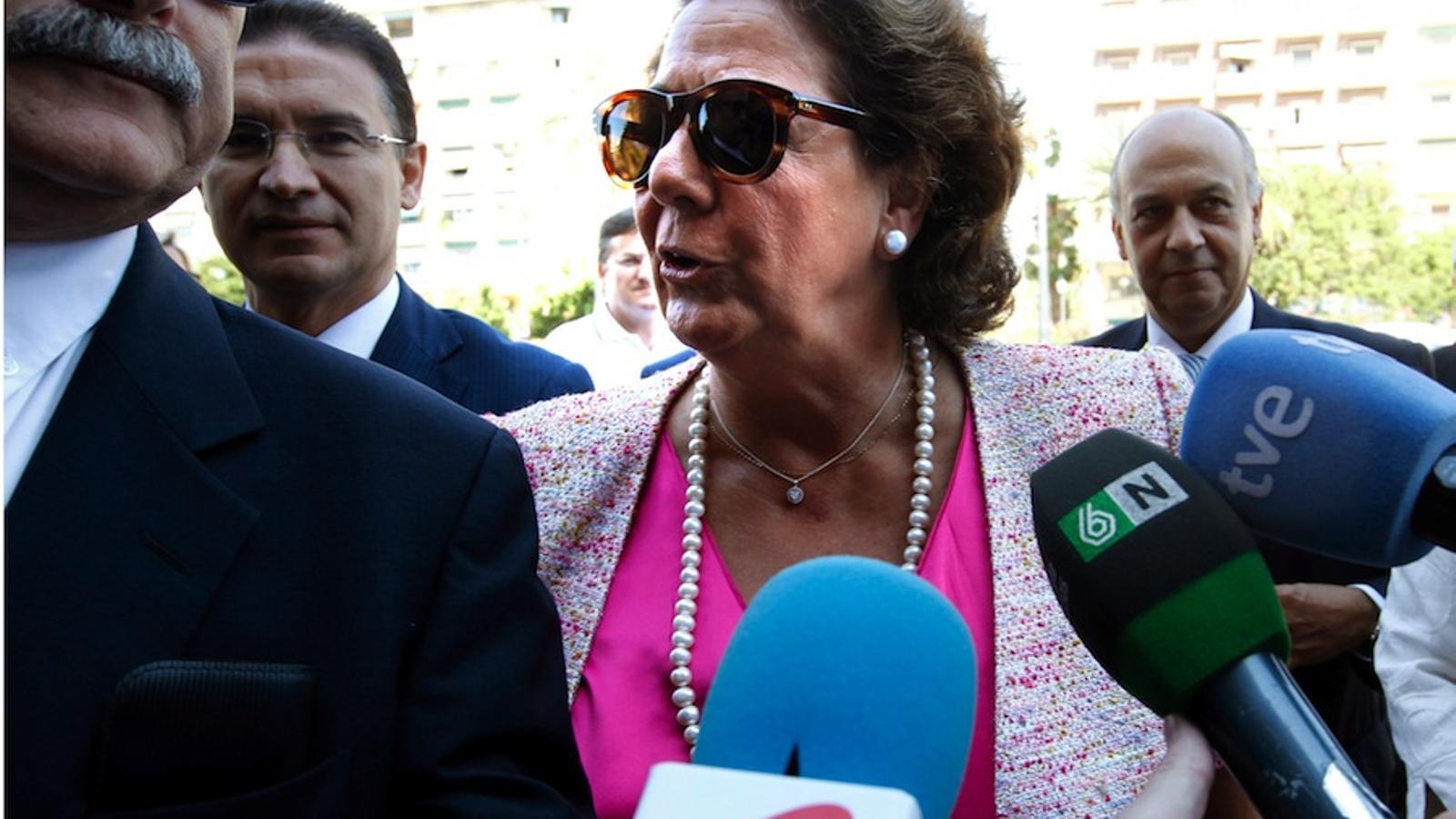 Rita Barberá, aquest matí a València / EFE