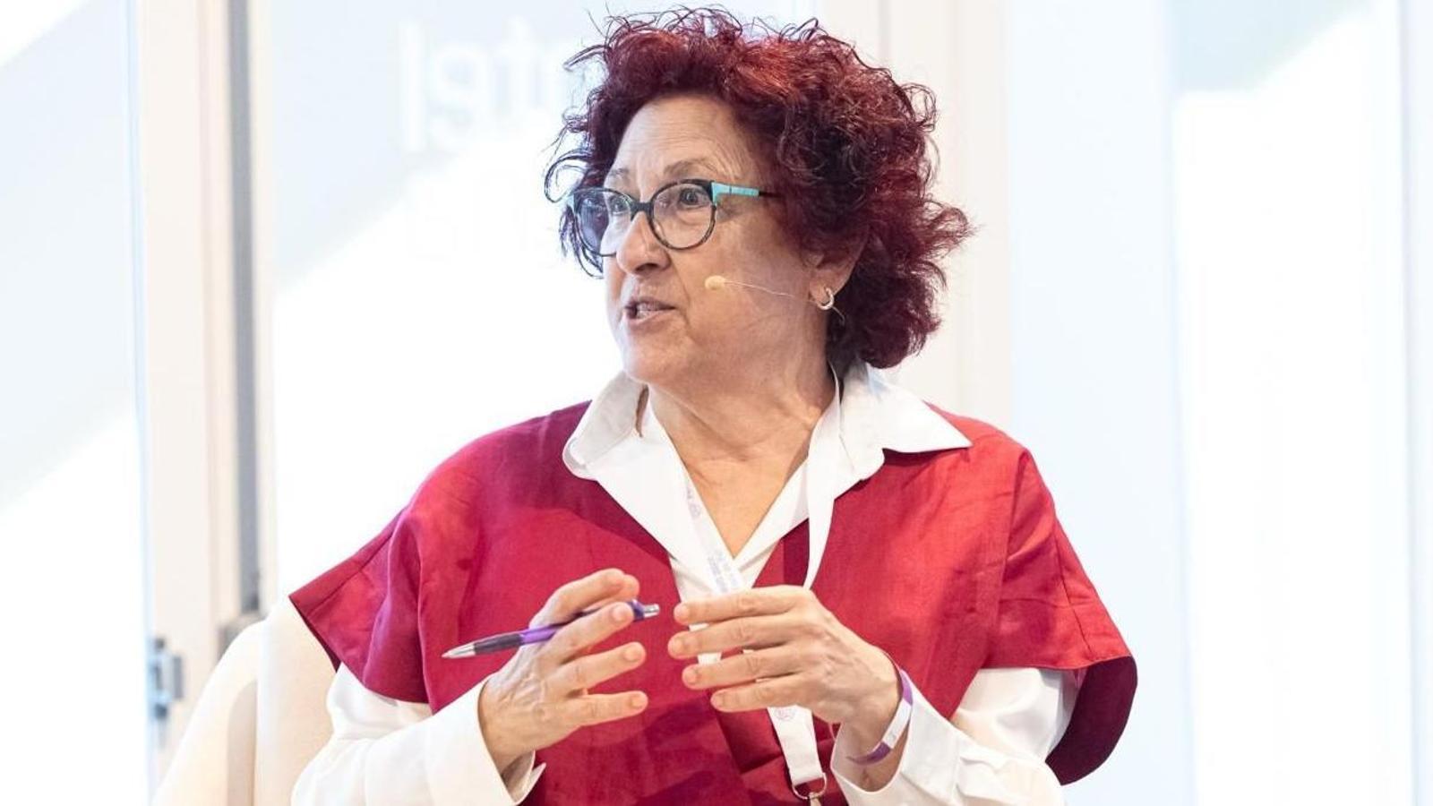 La presidenta del Centre Delàs d'estudis per la Pau, Tica Font.