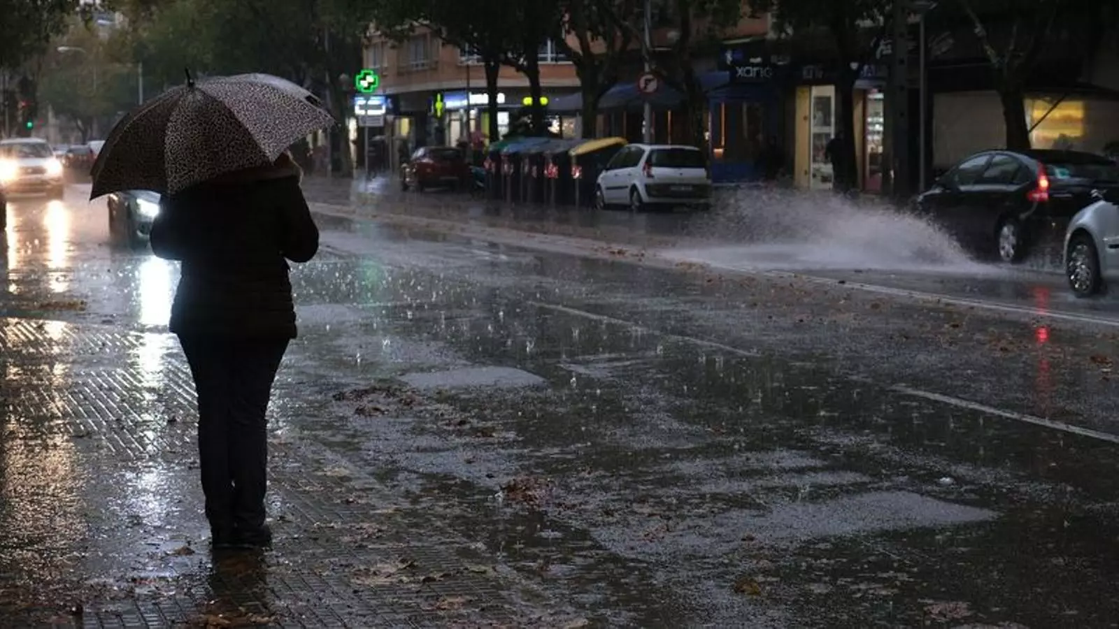 Fortes pluges a les Illes Balears aquest dimarts.