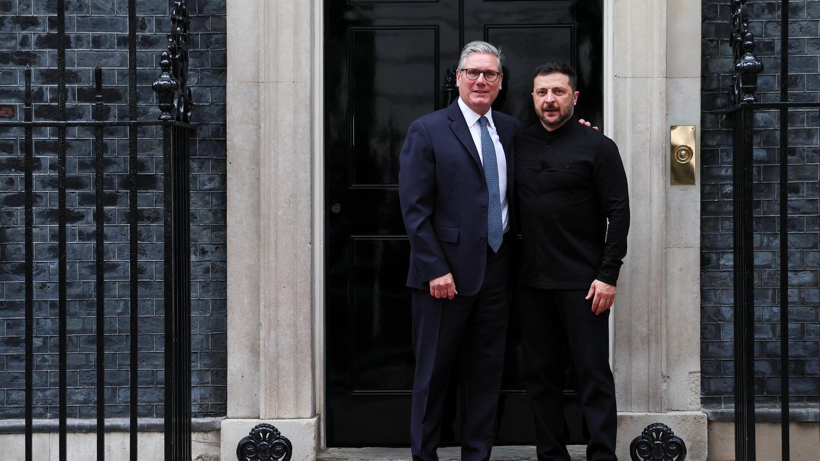 Keir Starmer received Ukrainian President Volodymyr Zelensky at Downing Street this morning.