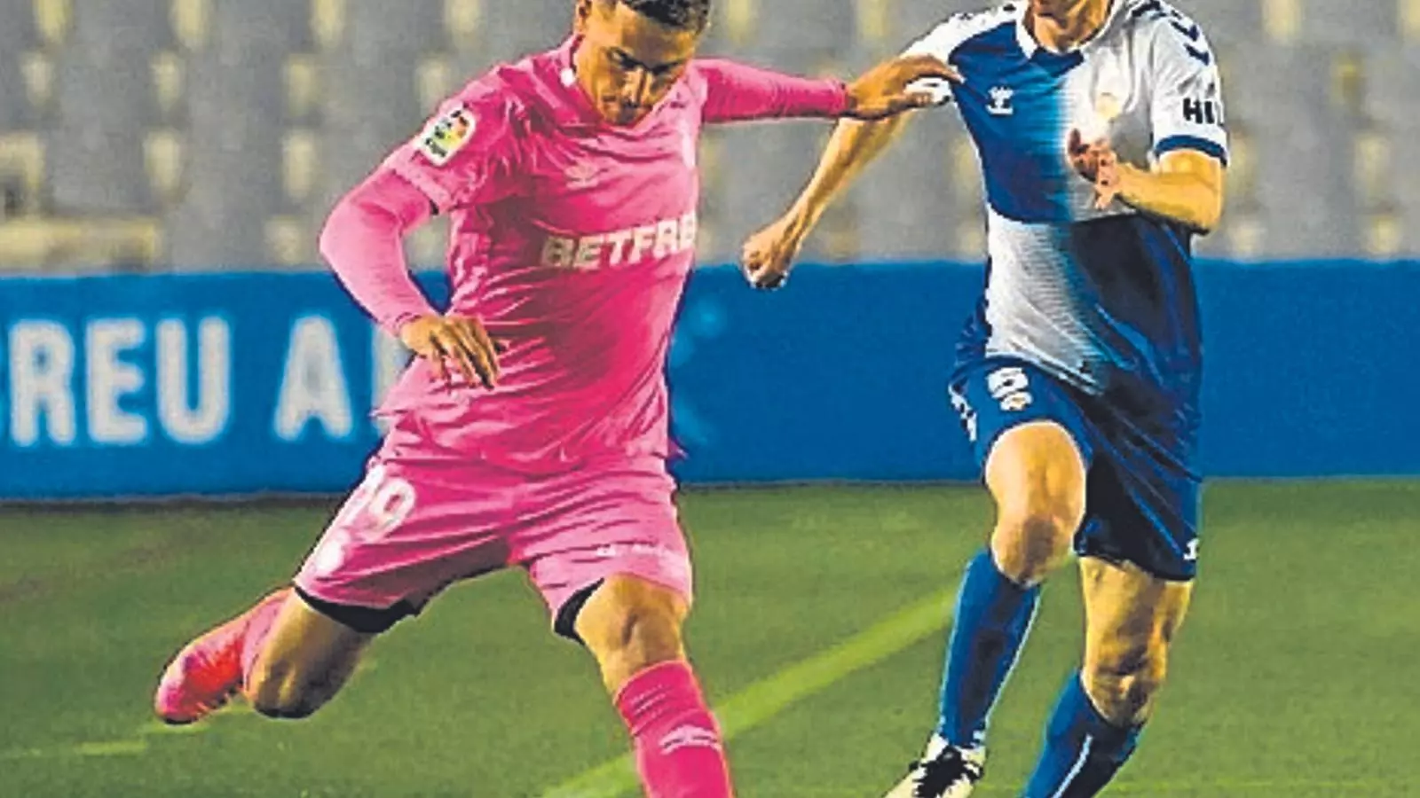 Una imatge del partit