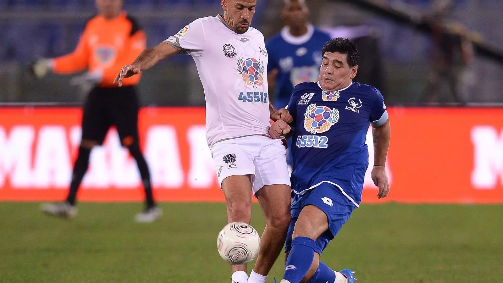 Maradona i Verón