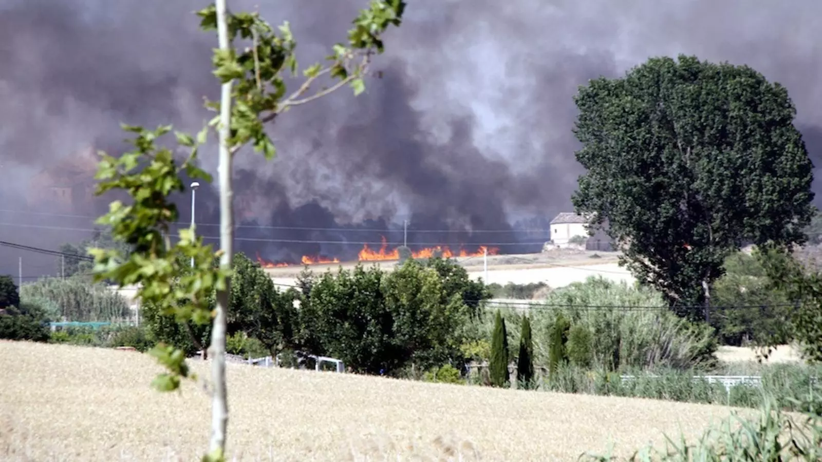 L'incendi dels Prats de Rei ja ha calcinat 1.000 hectàrees de vegetació agrícola i forestal / ACN
